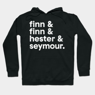 Crowded House / Classic Names List Design Hoodie